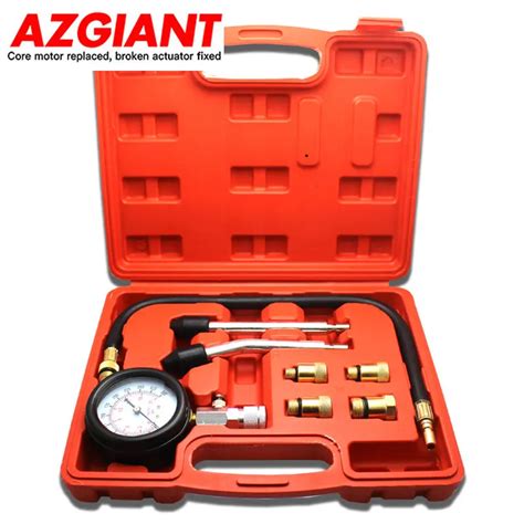 Car Gasoline Engine Compression Tester Auto Petrol Gas Engine Cylinder