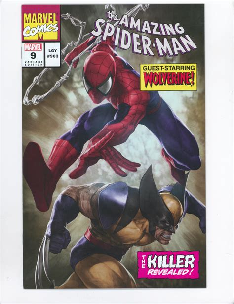 Amazing Spider Man 9 Skan Srisuwan Exclusive Variant Cover Featuring Wolverine Comic Books