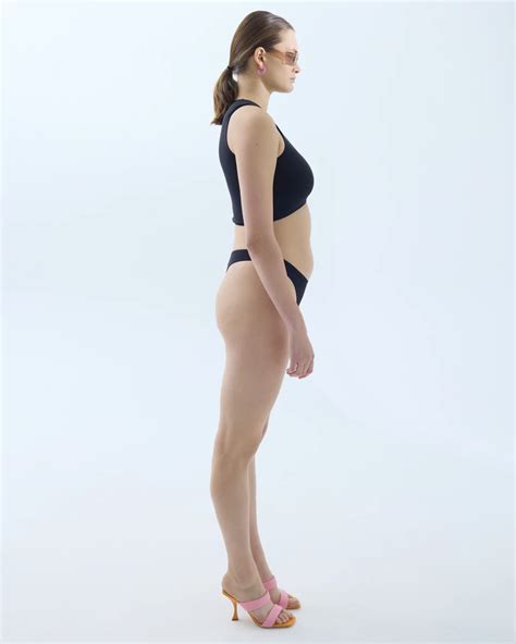 Купальник Black плавки стринги