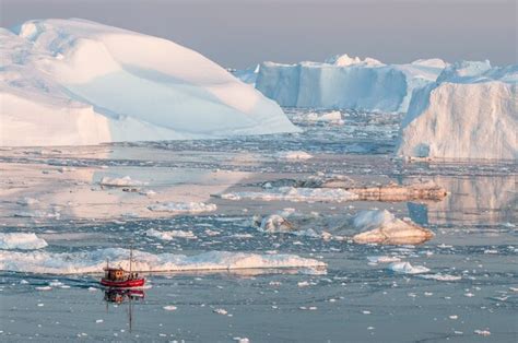 Eis Schmelze In Gr Nland Werden Gesamtes Eis Ins Wasser Blasen