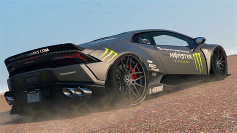 Lamborghini Huracan LP 610 LibertyWalk Monster Livery GTA5 Mods