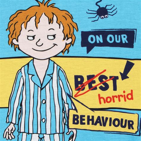 Horrid Henry Pyjama Set Pajamas For Boys Kids Pjs