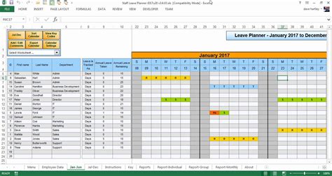 Employee Holiday Schedule Template Unique Anual Leave Planner Template