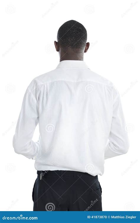 African Business Man Rear View Stock Photo Image Of Business