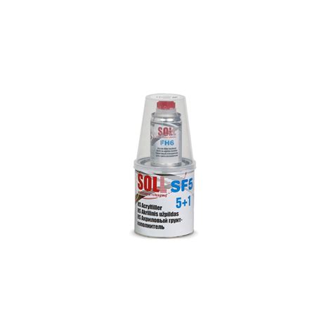 Soll Epoxy Primer With Hardener Color Dark Grey 0 75ltr