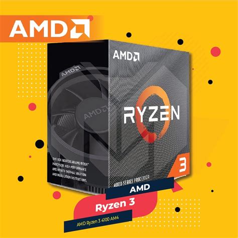 Jual AMD Ryzen 3 4100 4 Core 8 Thread AM4 Processor Shopee Indonesia