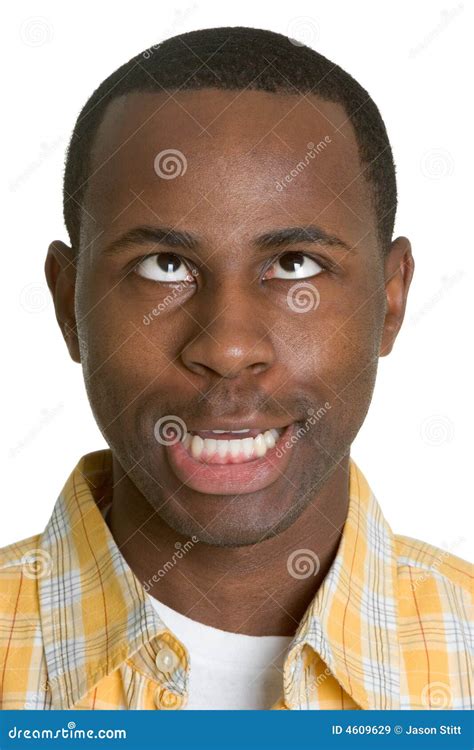 Goofy Face Man stock image. Image of portrait, boys, african - 4609629