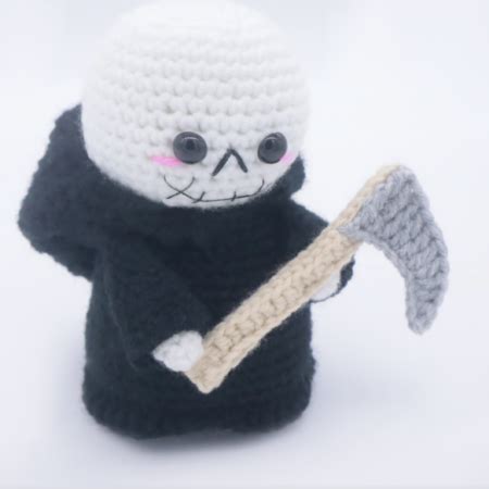 Grim Reaper Amigurumi Free Crochet Pattern StringyDingDing