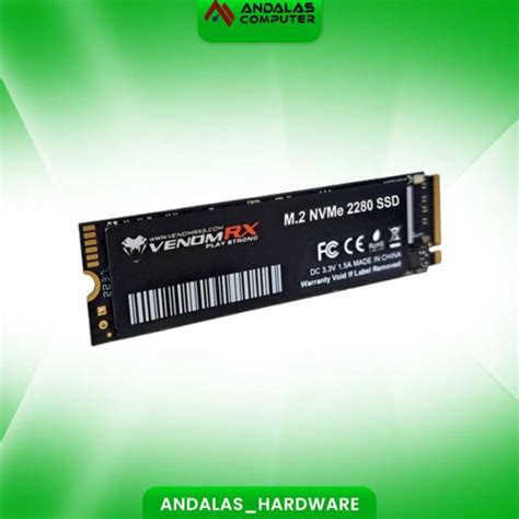 Jual Ssd Venomrx Super M 2 Nvme 2280 Pcie Gen 3x4 Ukuran 256gb Di