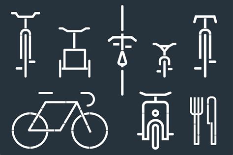 Fahrrad Piktogramm Bicycle Pictogram Graphic Design By Studio Gourdin