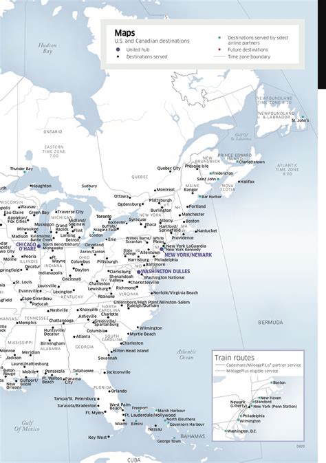 United Airlines Destinations Map