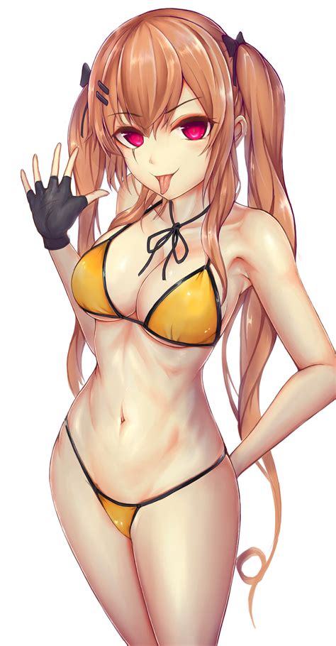 Fond D écran Filles Anime Bikini Fond Simple 2133x4096 Username77 1607783 Fond D écran