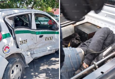 Persecución policíaca deja dos mujeres heridas y autos dañados en Cancún