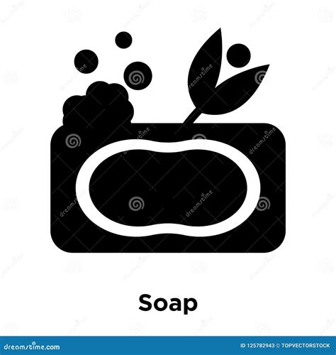 Soap Icon Vector Isolated On White Background Logo Concept Of S Stock