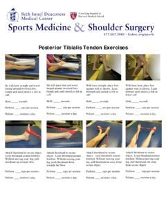 Posterior Tibialis Tendon Exercises / posterior-tibialis-tendon-exercises.pdf / PDF4PRO