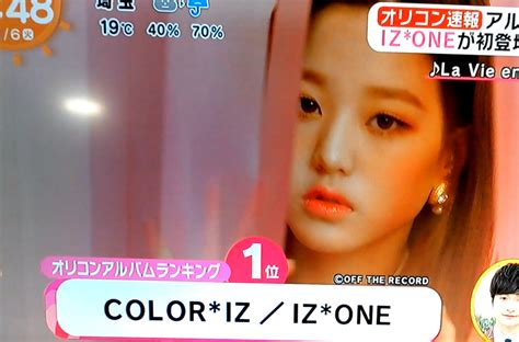 【izone】1112付オリコン週間アルバムランキングで初登場1位を獲得！「めざましテレビ」がエンタメコーナーの速報で伝える ~ All