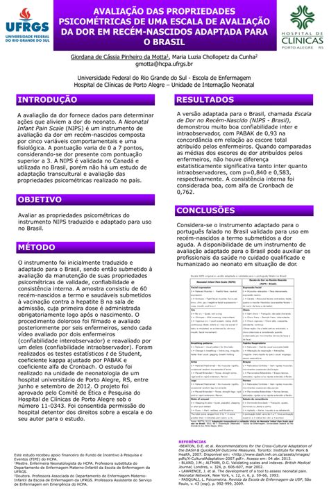 Pdf Avaliação Das Propriedades Psicométricas De Uma Escala De