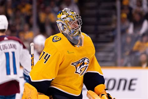 Nash Daily Potential Landing Spots Dwindling For Predators Goalie