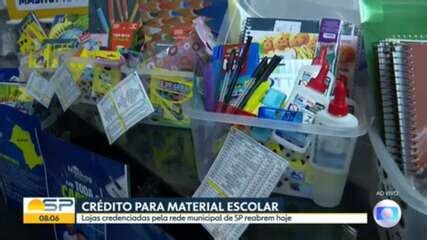 Vídeo Material escolar para alunos da rede municipal de SP Bom dia