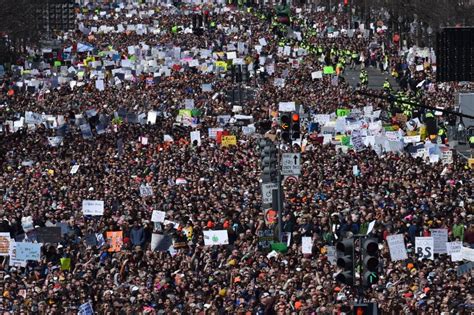 Huge Crowds Turn Out For Student Led Us Gun Protests Punch Newspapers