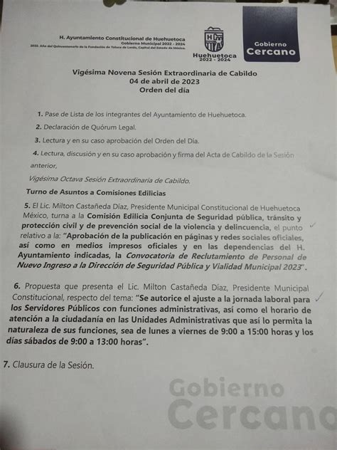 Acusan Que En Huehuetoca Buscan Reducir Tiempos Laborales Para Hacer