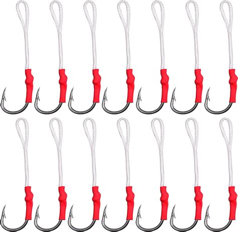 Fishing Assist Hooks With Pe Line Saltwater Jig Fishing Hooks