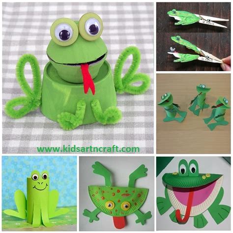 20 Simple And Easy Frog Crafts For Kids To Make Kids Art And Craft