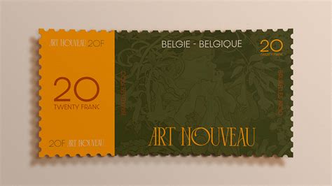 postage stamp design on Behance