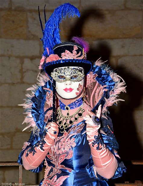 Isabelle au carnaval vénitien d Annecy le 3 mars 2023