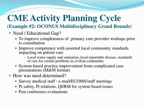 PPT Planning A CME Activity Understanding The Requirements