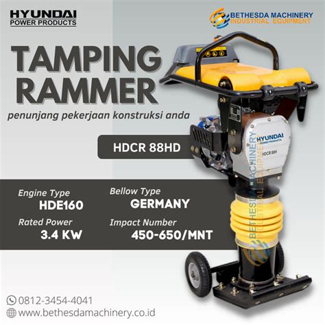 Jual Mesin Stamper Kuda Tamping Rammer Engine Hyundai Hdcr Hd Kota