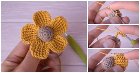 How to Crochet 5 Petal Flower - Crochet Kingdom