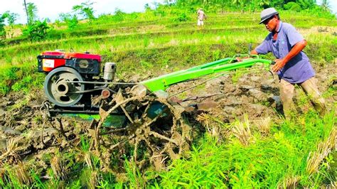 Lincah Traktor Dongfeng Bajak Sawah Rice Field Tractor Youtube