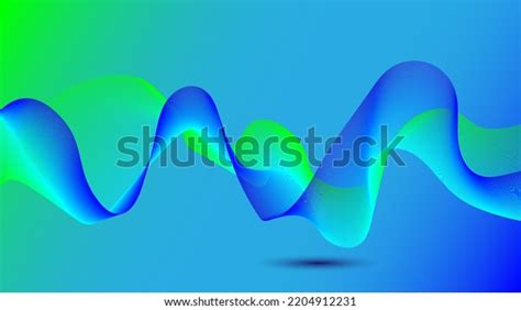 Wavy Line Abstract Wallpaper Full Color Stock Illustration 2204912231 ...