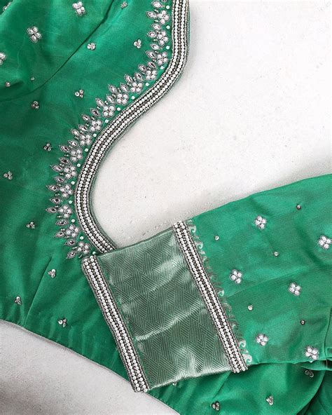 Aari Work – Hand Work Design – Maggam Work – Bridal Blouse Designs ...