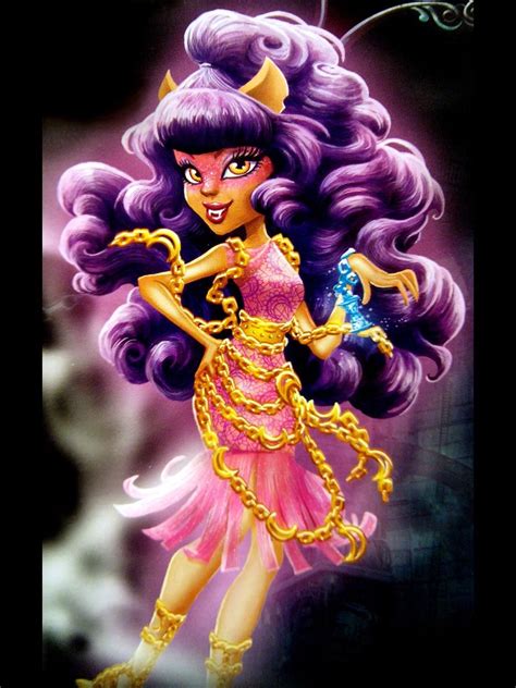 Monster High Haunted Getting Ghostly Clawdeen Wolf Artwork Monster