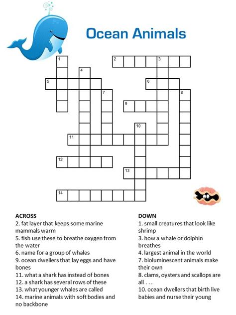 Crossword Puzzles For Kids Free Printable