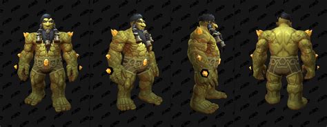 Earthen Allied Race Customization Options In The War Withinwowhead