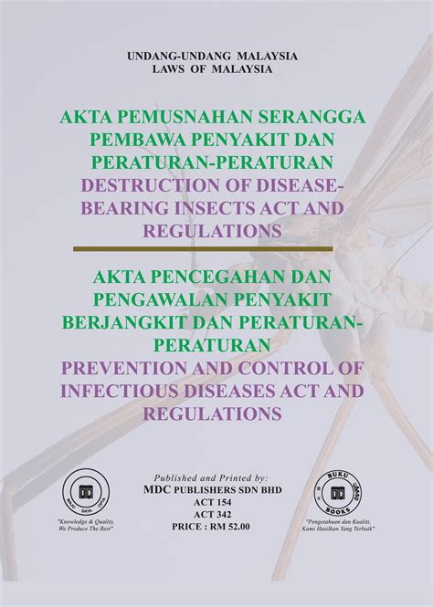 Health Akta Pemusnahan Serangga Pembawa Penyakit Dan Peraturan