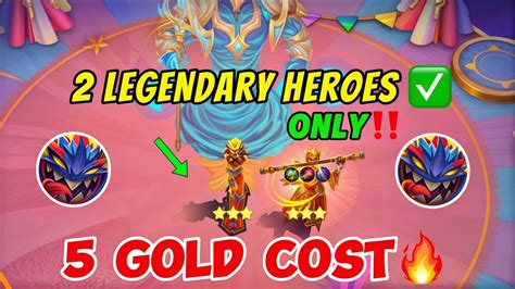 Magic Chess 5 Gold Cost 2 Legendary Heroes Only ‼️ In 2024 New