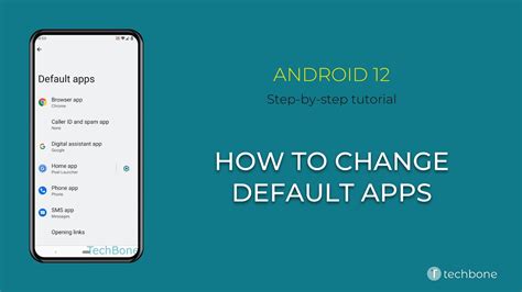 How To Change Default Apps Android 12 YouTube