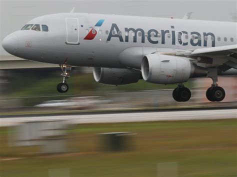 American Airlines Plane Taking Off