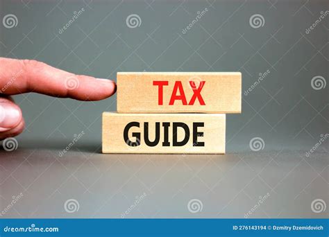 Symbole Du Guide Fiscal Concept Words Guide Fiscal Sur Le Magnifique