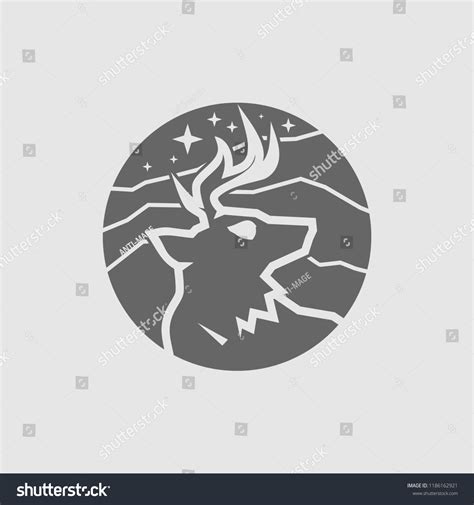 Deer Logo Design Stock Vector Royalty Free 1186162921 Shutterstock