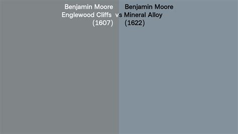 Benjamin Moore Englewood Cliffs Vs Mineral Alloy Side By Side Comparison