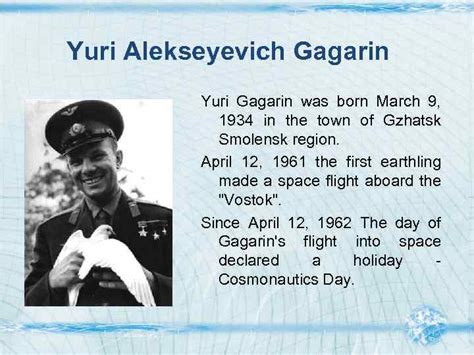 The First Manned Space Flight Yuri Gagarin