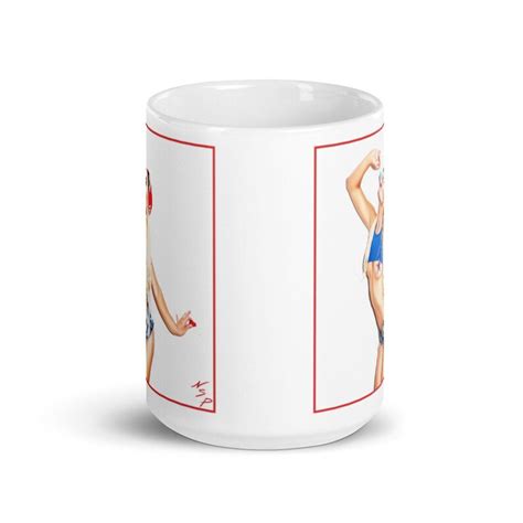 Pinup Girl Mug Sexy Girl Mug Hot Girl Mug Sexy Coffee Mug Pinup Girl