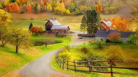 Beautiful Farm Scenery