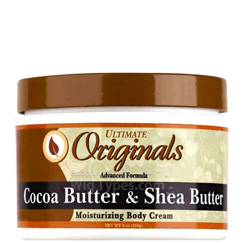 Ultimate Organics Cocoa Butter And Shea Butter Moisturizing Body Cream 8oz