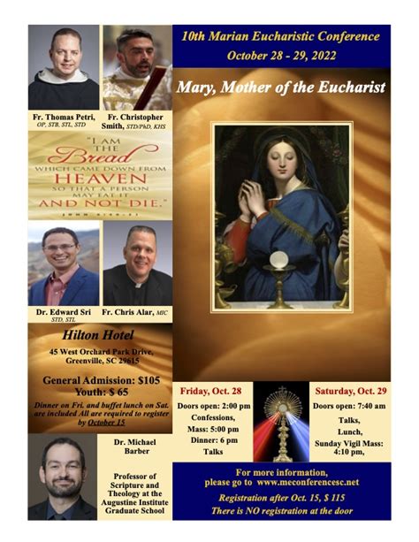 Poster Marian Eucharistic Conference